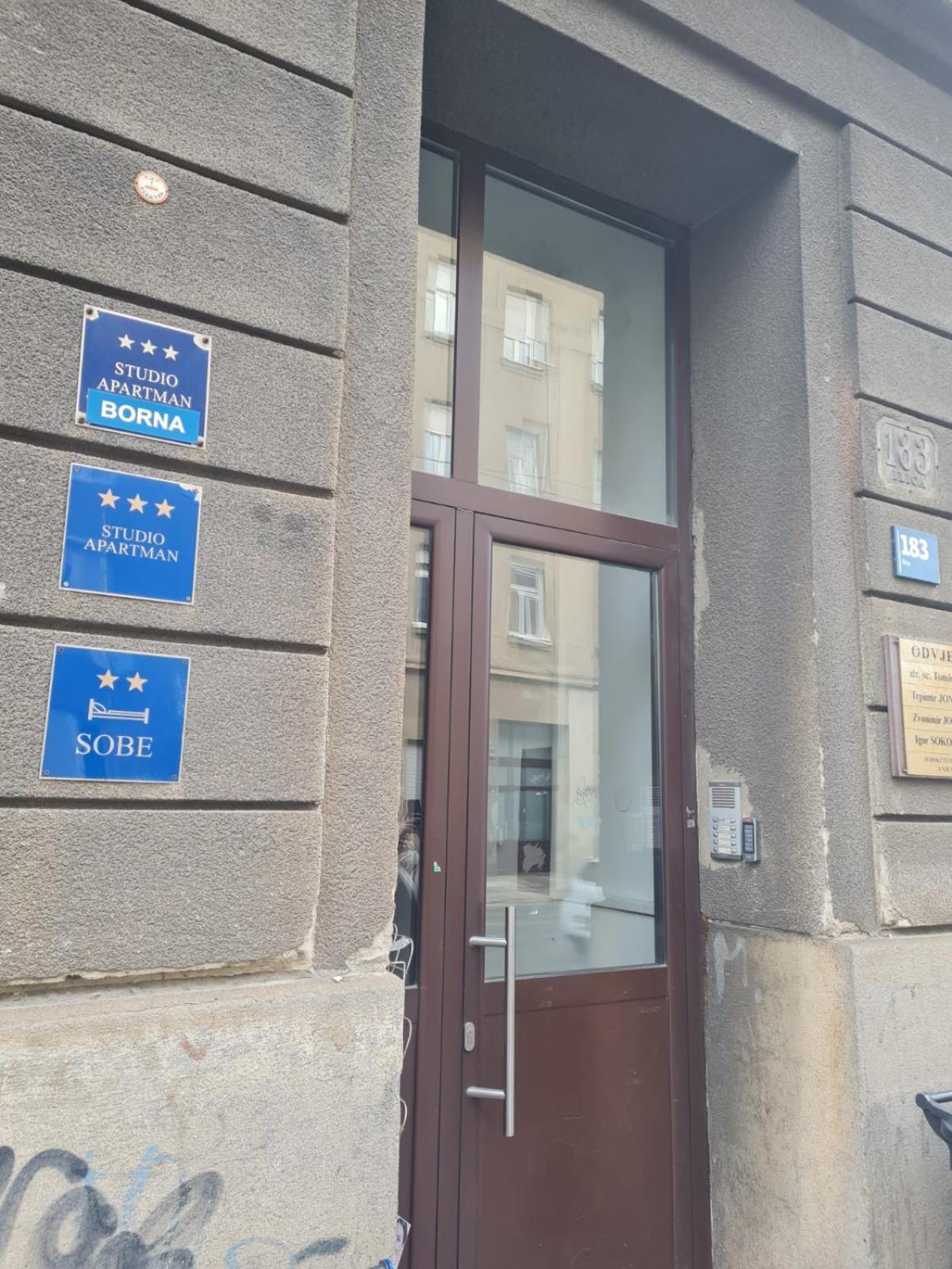 Apartments Borna Zagreb Eksteriør billede